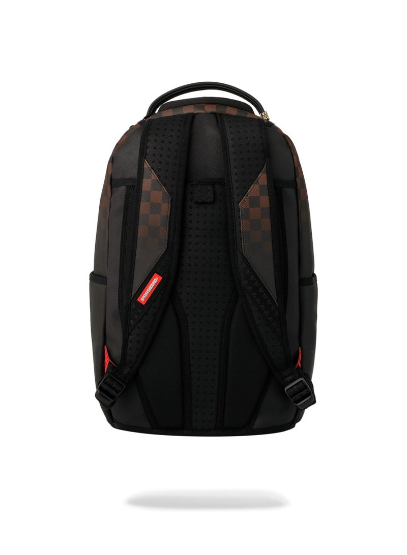 SPRAYGROUND BROWN CHECK GHOST DRIP DLXSV BACKPACK - Image 4
