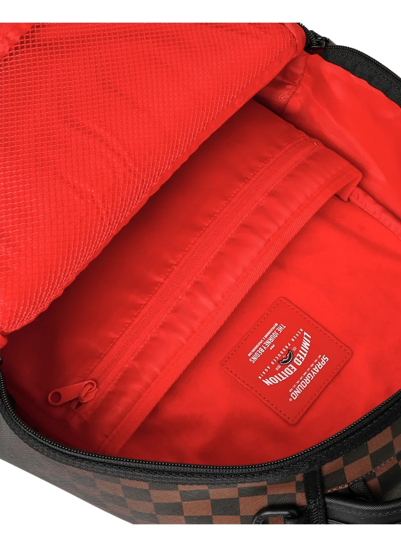 Sprayground  BROWN CHECK GHOST DRIP DLXSV BACKPACK  | Best Price UAE