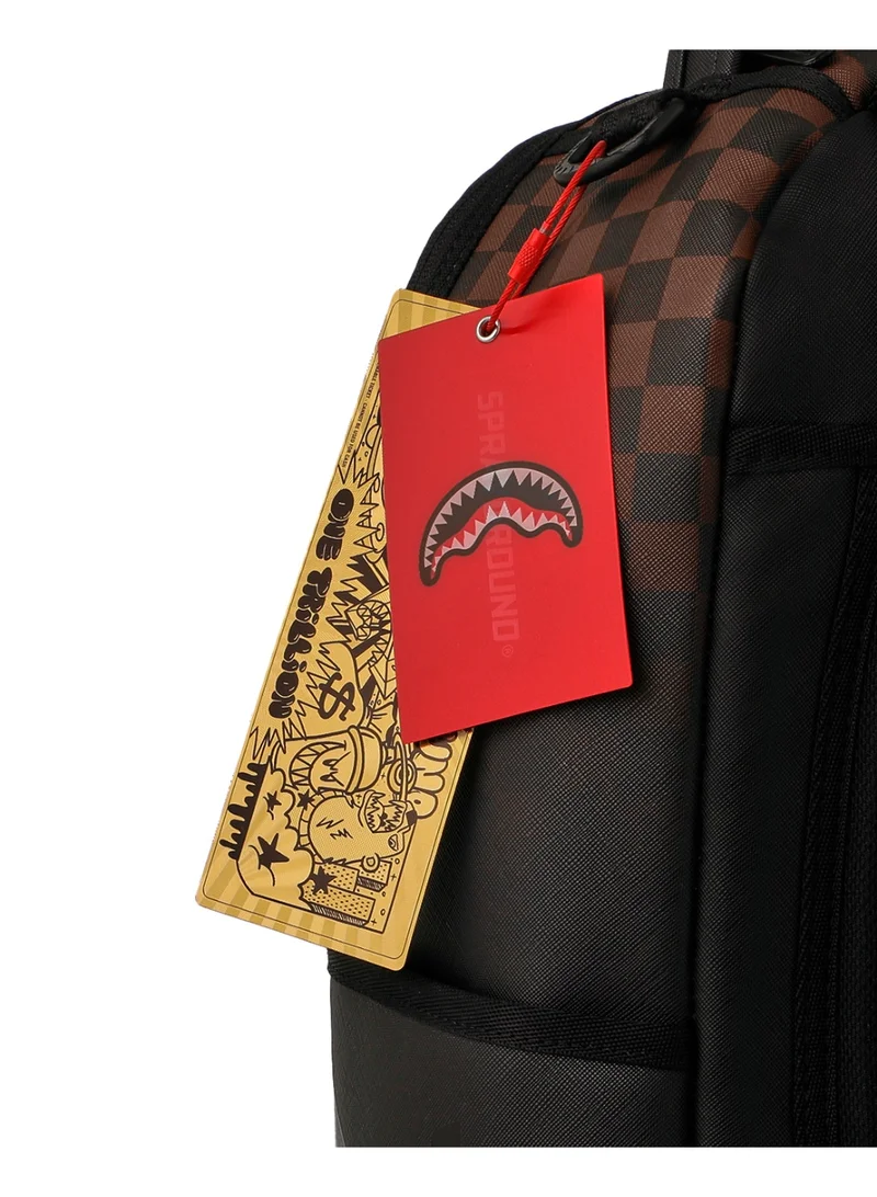 Sprayground  BROWN CHECK GHOST DRIP DLXSV BACKPACK  | Best Price UAE