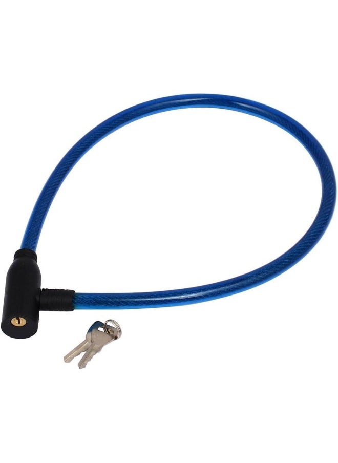 Biella Anti-Theft Bike Bicycle Lock Cable Coil For Castle Motorcycle Cycle Mtb Bike Security Lock With 2 Keys  - Image 1