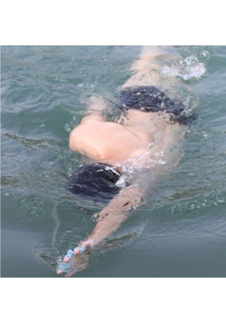 Swimming Soft Silicone Equipment Paddling Fins Fingers Palm Fins Training Gloves - Image 5