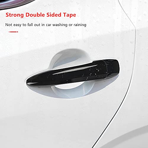 DLOVEG Car Door Handle Cover with Smart Keyless Holes Compatible for 2020-2023 2024 2025 Nissan Altima SR 2020-2023 2024 Sentra S SR SV Accessories Door Handle Cover Protector (Gloosy Black) - Image 5