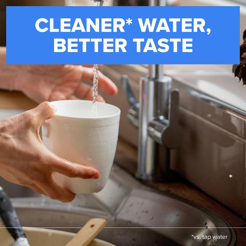 Brita Faucet Mount Water Filter System, Chrome, No-Wait Filtration, Easy Install, Multi-Use Tap Water Filter for Kitchens, Bathrooms & Small Spaces - Image 4