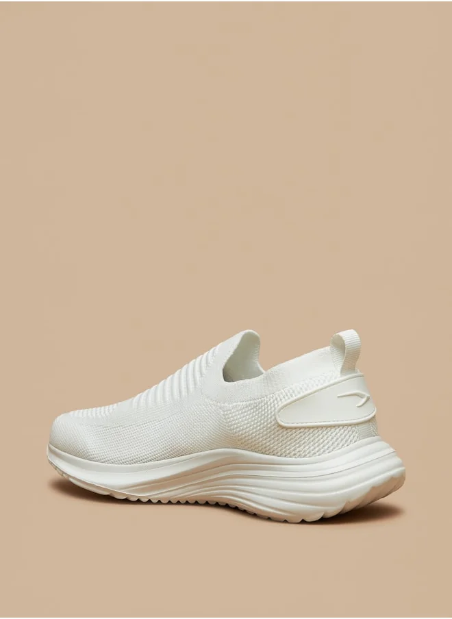 داش Women's Textured Slip-On Sports Shoes