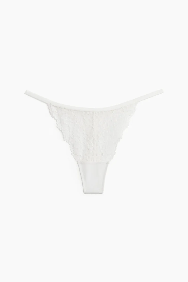 H&M 3-pack lace tanga thong briefs