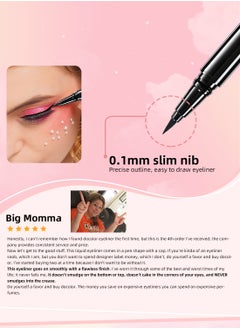 docolor Waterproof Eyeliner Black Epic Ink Liner Super Slim Precise Professional Makeup Liquid Eye Liner Pencil for Women  - Image 5