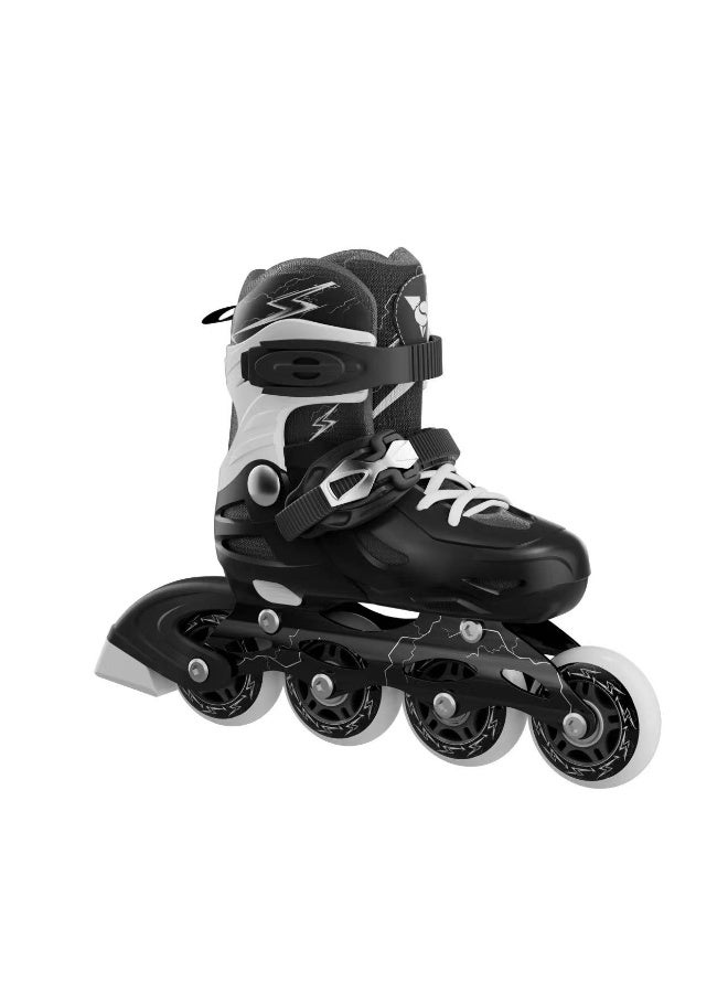 High-Performance Inline Skates for Adults and Teens – Adjustable Roller Blades with Hard Shell Boot, Triple Closure Support, and Integrated Heel Brake for Outdoor Fitness and Casual Cruising