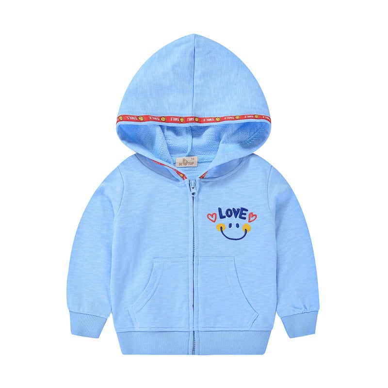 Kids Fashion Trendy Printed Hoodies wt5006 Yellow  - Image 2