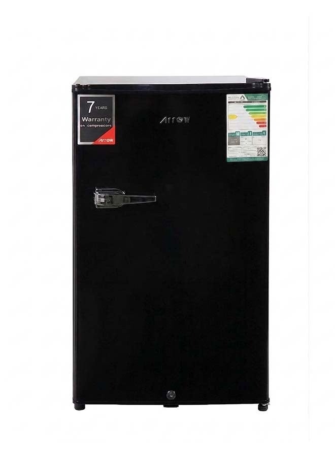 Arrow 3 Cu.Ft Single Door Refrigerator 84L Compact Fridge | Mechanical Control | Low Noise R600a | Black | 7 Years Warranty on Compressor| RO-100RDKR - Image 1