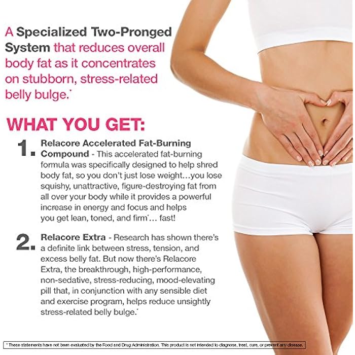 Relacore Ultimate Super Fat-Burning Belly Bulge Kit - Specialized Two-Pronged Weight-Loss System - Stress Relief and Fat Burning Supplements, 15 Day-Supply - Image 2
