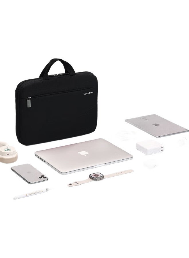 Samsonite Laptop Briefcase, Business Men'S Shoulder Bag, 14-Inch Notebook Bag, Large Capacity Document Bag, Black - Image 1
