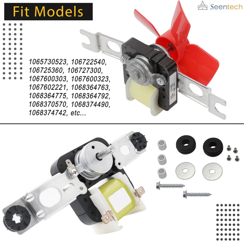 Seentech 482731 Evaporator Fan Motor Kit - Compatible with Whirlpool Kenmore Refrigerators, Freezers – Replaces: 4389140 8537621 4318001 0056721 0056801 1100473 PS376645 AP3110929 R0950025 - Image 2