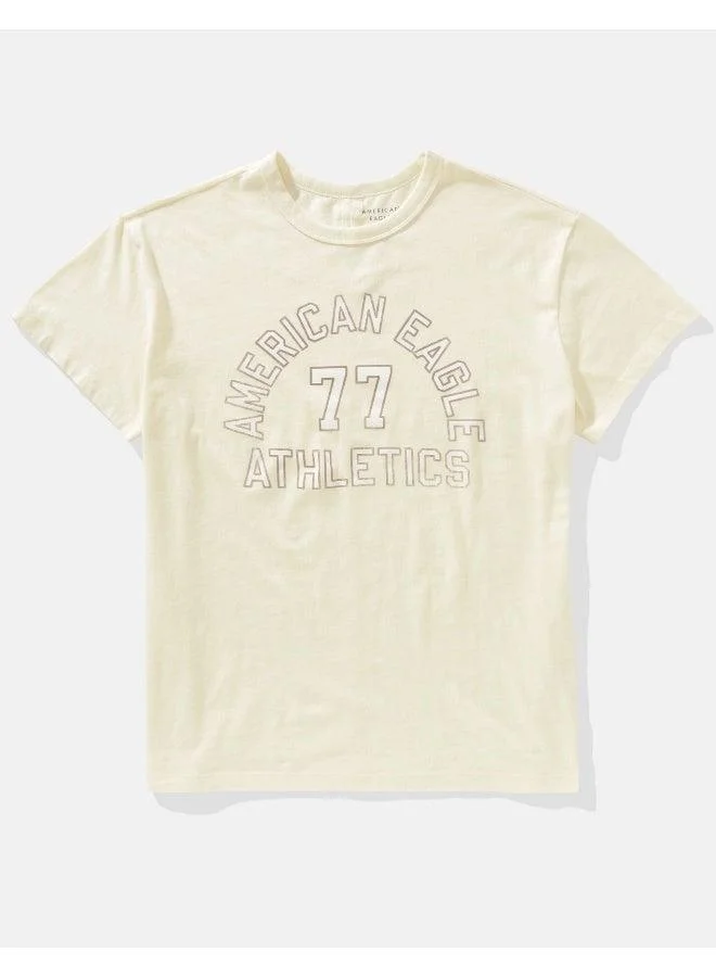 American Eagle AE Boyfriend Logo Graphic T-Shirt