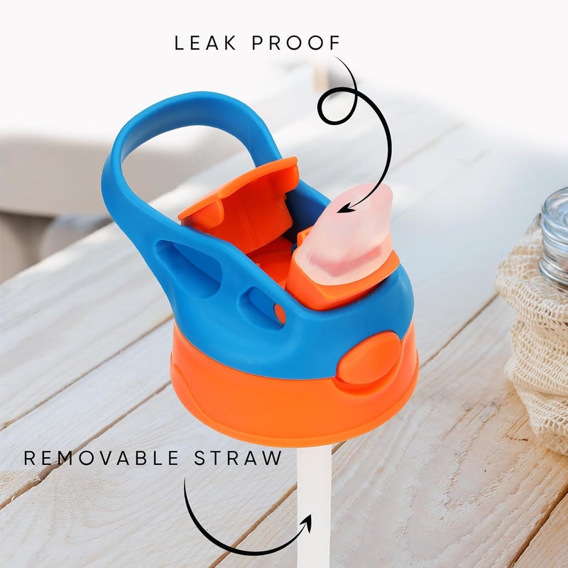 SENS AquaPlay kids Water Bottle with sipper, Food grade, leak proof & BPA free, school & Picnic Bottle | Boys & Girls| 700ml | Space - Image 4