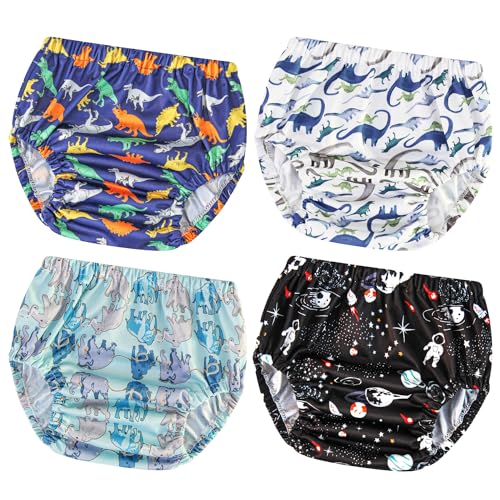Joyo roy Plastic Underwear for Potty Training Diaper Covers for Boys Plastic Underwear Leakproof Rubber Pants for Toddlers Rubber Pants for Potty Training Waterproof Cloth Diaper Covers Boys 6T - Image 1