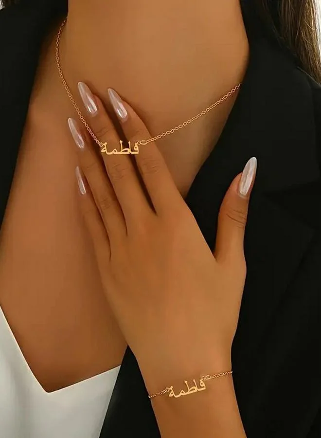Take Two Take Two Fatima Necklace and Bracelet Jewelry Set