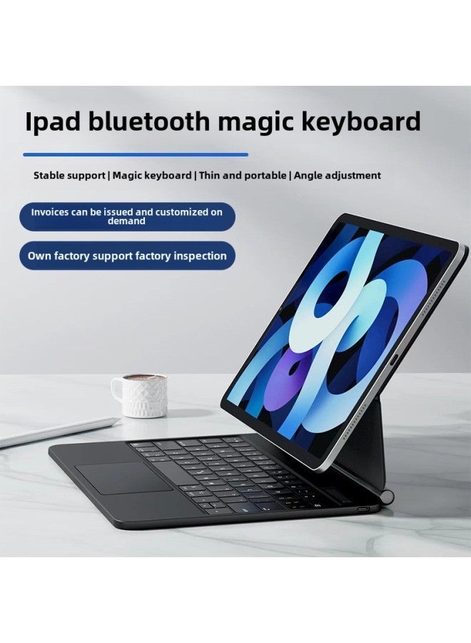 جهاز لوحي متعدد الحدود مخصص لجهاز iPad مزود بتقنية البلوتوث ولوحة مفاتيح تحكم رائعة لجهاز Pro11 مزود ب مغناطيسي ولوحة مفاتيح قابلة للطي مدمجة - اللون: تحكم رائع بالرفع المغناطيسي - رمادي - نوع المنتج: iPad الجيل العاشر (10.9 بوصة) - Image 2