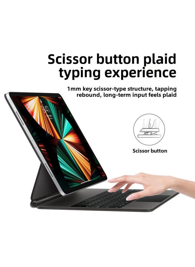 جهاز لوحي متعدد الحدود مخصص لجهاز iPad مزود بتقنية البلوتوث ولوحة مفاتيح تحكم رائعة لجهاز Pro11 مزود ب مغناطيسي ولوحة مفاتيح قابلة للطي مدمجة - اللون: تحكم رائع بالرفع المغناطيسي - رمادي - نوع المنتج: iPad الجيل العاشر (10.9 بوصة) - Image 4