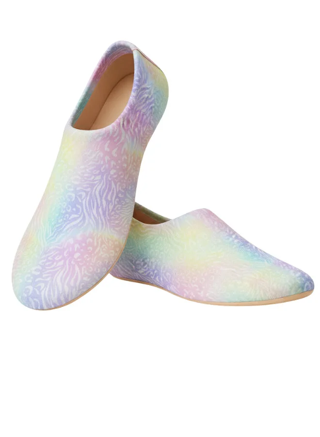 سليبستوب أحذية شاطئ مانعة للانزلاق بطبعة فويل للحماية من الشمس  + سريعة الجفاف