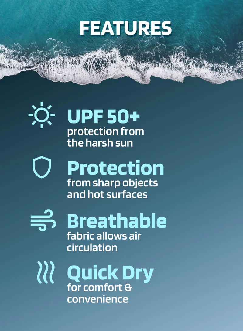 Slipstop s Slipstop Blend Adult Foil Print Non Slip Water and Beach Shoes UPF 50 Plus Sun Protection Lightweight Quick Dry Swim Ready Footwear for Women | Best Price UAE