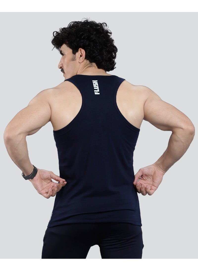 FLUSH Flush Men’s Athleisure Workout Tank Top Pack of 2, Gym Muscle Tee Fitness, Bodybuilding Sleeveless T-Shirt  - Image 4