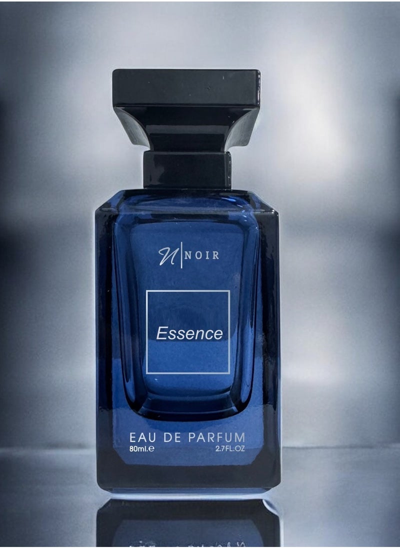 noir - Essence Eau de Parfum for Men – Fresh & Spicy Scent with Bergamot, Pepper & Cedar | Long lasting  – 80ml - Image 1