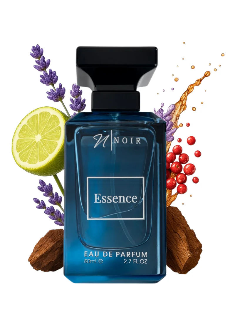 noir Essence Eau de Parfum for Men – Fresh & Spicy Scent with Bergamot, Pepper & Cedar | Long lasting  – 80ml