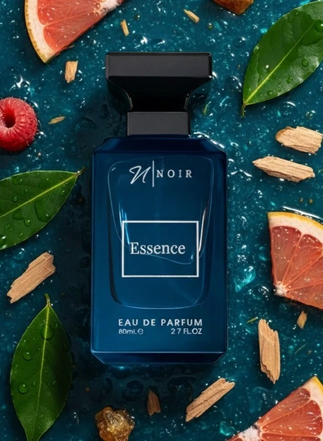 noir Essence Eau de Parfum for Men – Fresh & Spicy Scent with Bergamot, Pepper & Cedar | Long lasting  – 80ml