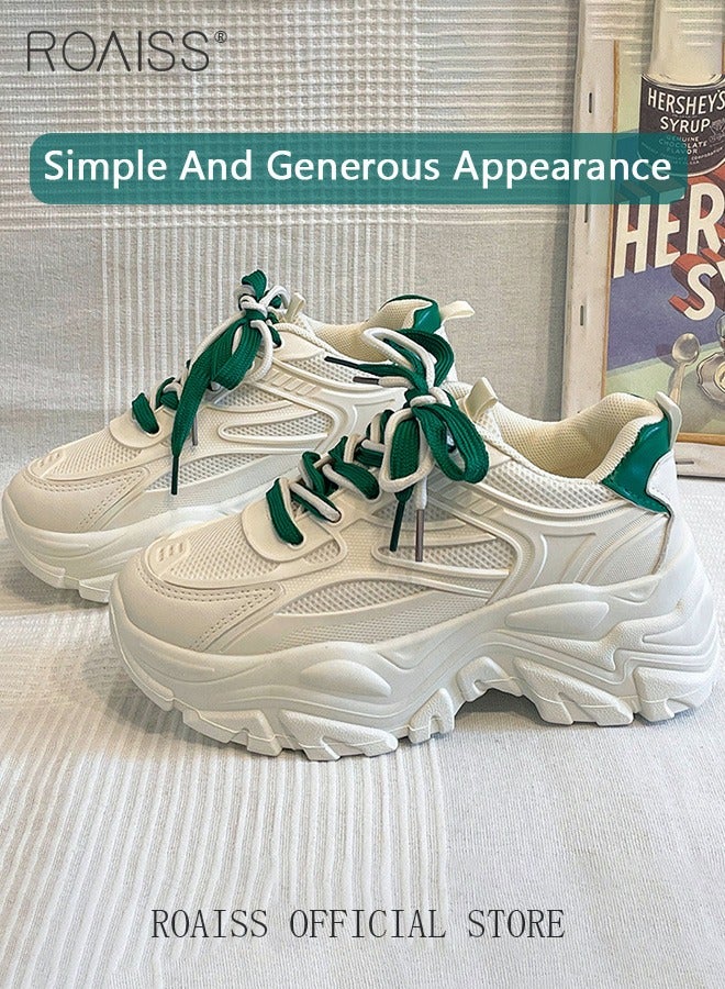 رويس أحذية رياضية أنيقة للسيدات، أحذية برباط غير قابلة للانزلاق، أحذية رياضية متعددة الاستخدامات ببطانة ناعمة، أحذية رياضية مريحة للسيدات، مناسبة للارتداء اليومي والأنشطة الخارجية - Image 1