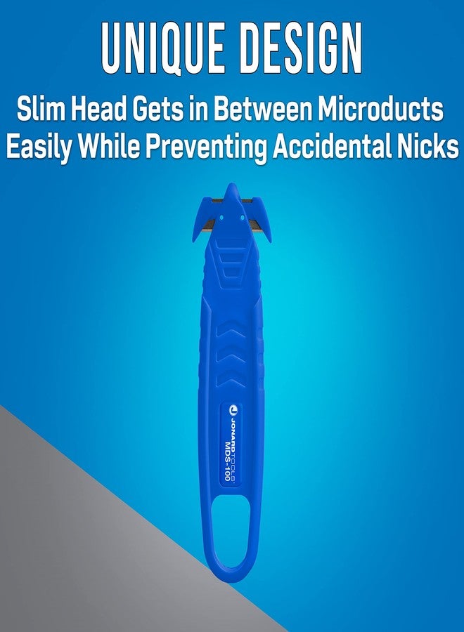Jonard Tools MDS-100 Microduct Sheath Slitting Tool for Fiber Microducts, Blue - Image 2
