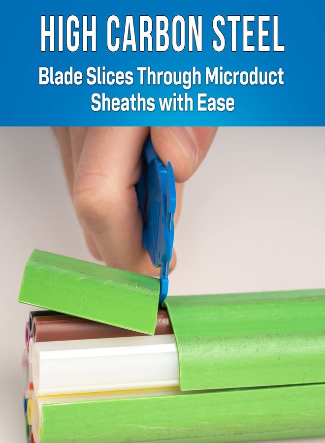 Jonard Tools MDS-100 Microduct Sheath Slitting Tool for Fiber Microducts, Blue - Image 3