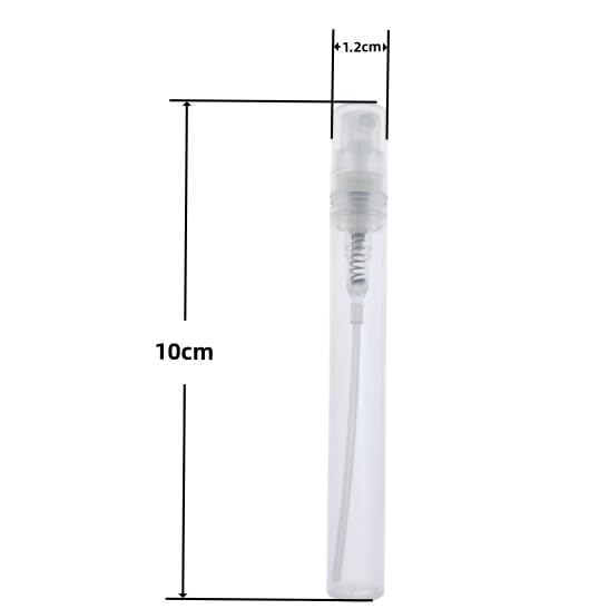 Rikwog 40Pcs Mini Spray Bottles  5Ml Plastic Refillable Empty Fine Mist Perfume Bottles Portable Sample Spray Containers For Travel Party Cosmetic Makeup Tool  Clear - Image 3