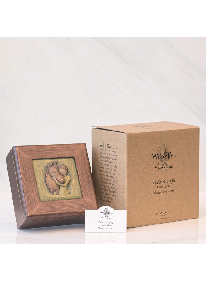 Willow Tree Quiet Strength, sculpted hand-painted memory box - Image 4