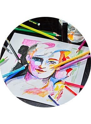STABILO - Aquacolor Arty Waterable Dry Color Pencil Set of 12 - Image 1