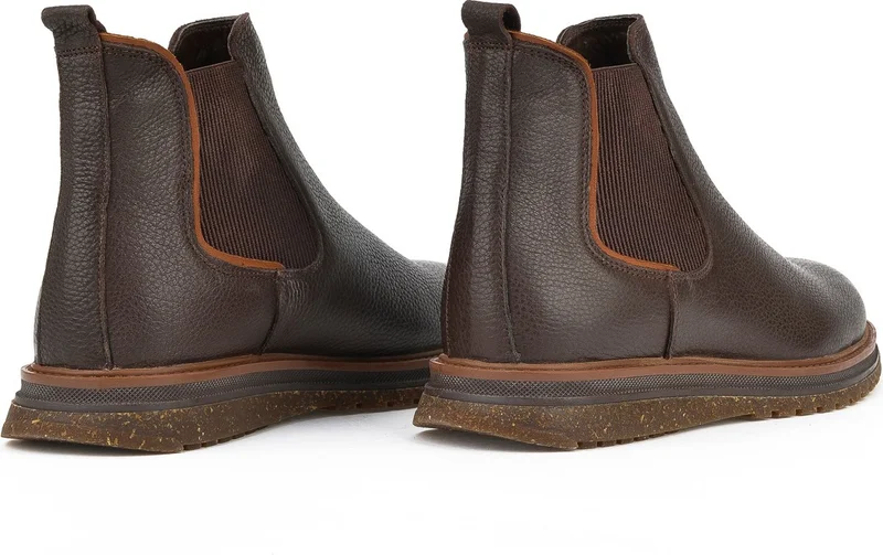 Ziya Men's Leather Boots 1431007ZB102 Brown