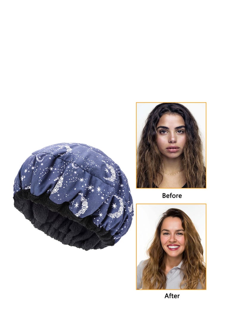 SYOSI - Flaxseed Deep Conditioning Heat Cap - Cordless 100% Safe Microwave Hot Cap for Steaming Hair Styling and Treatment Steam Cap Steaming Haircare Therapy - Image 1