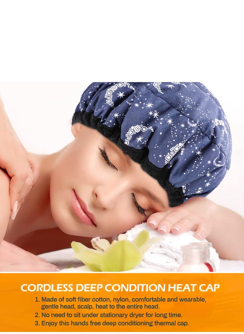SYOSI - Flaxseed Deep Conditioning Heat Cap - Cordless 100% Safe Microwave Hot Cap for Steaming Hair Styling and Treatment Steam Cap Steaming Haircare Therapy - Image 1