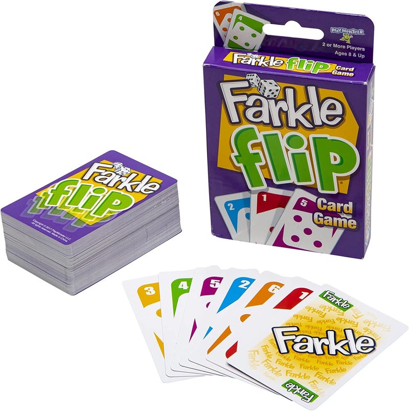 PlayMonster Farkle Flip Card Game for 2 or More Players Ages 8 and Up - Image 2