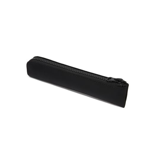 YONBEN Oxford Pencil Case Small Pencil Pouch Slim Pen Case Holder Zipper Bag for School Office BlackOxford Fabric - Image 1