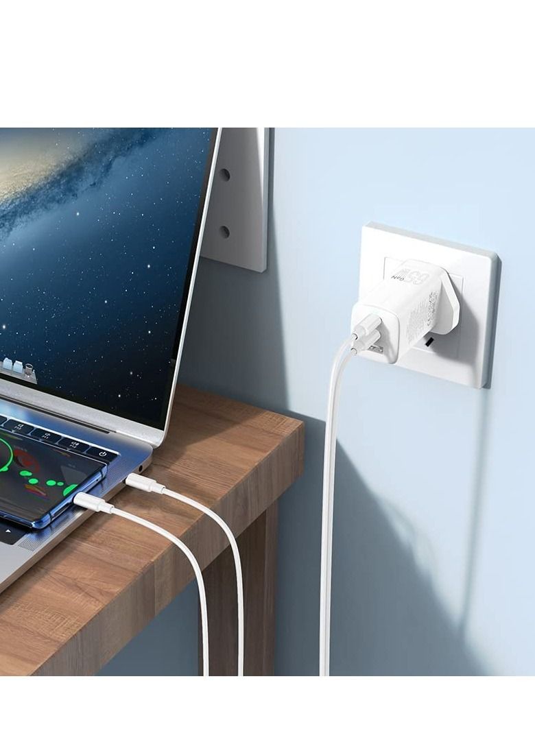 Three Ports 65W Charger + Type-C to Type-C Cable - Image 4