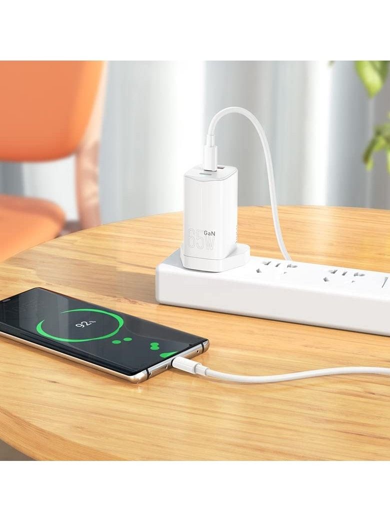 Three Ports 65W Charger + Type-C to Type-C Cable - Image 5