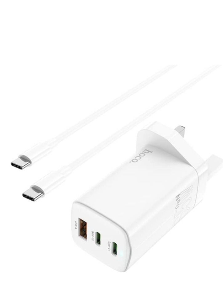 Three Ports 65W Charger + Type-C to Type-C Cable - Image 3