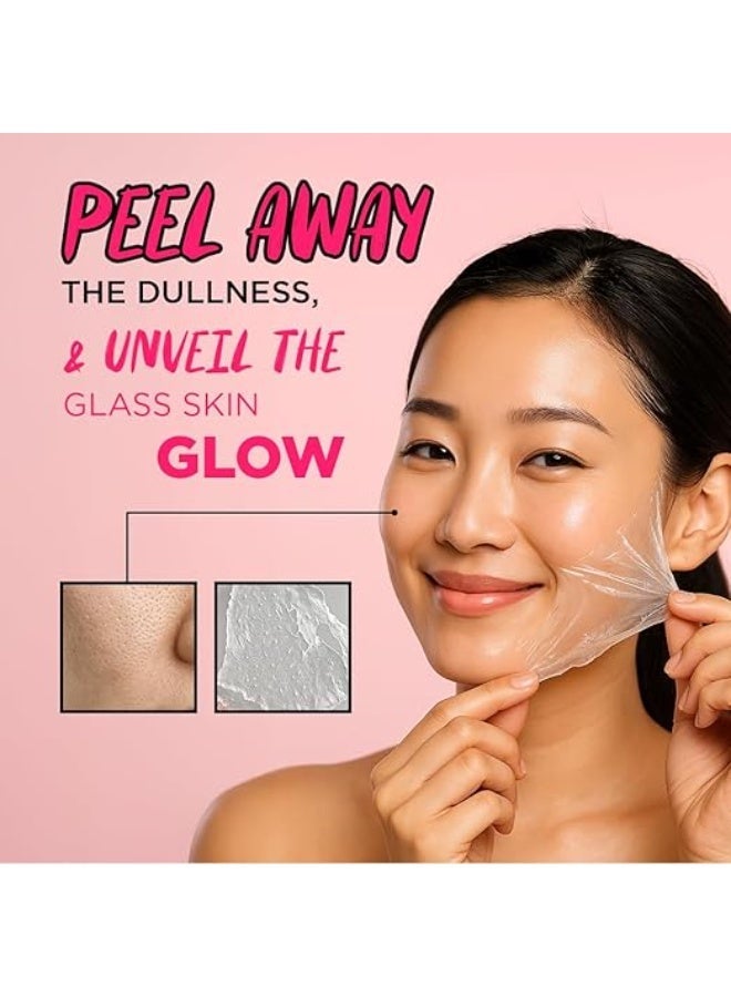 Orgatre Korean Peel Off Mask with Ceramide & Rice Water | Brightening & Hydrating Face Mask | Removes Blackheads, Dead Skin & Tan | For Glassy & Radiant Skin | Unisex, All Skin Types 100ml - Image 3