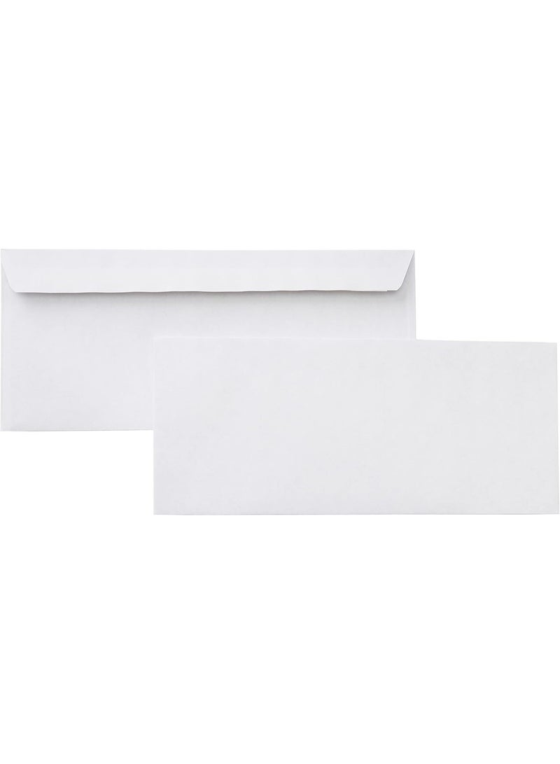 MOMENT White Envelopes, 22 x 11cm Peel & Seal Mailing Envelope for Posting Home Office and Ecommerce , pack of 50 - Image 1