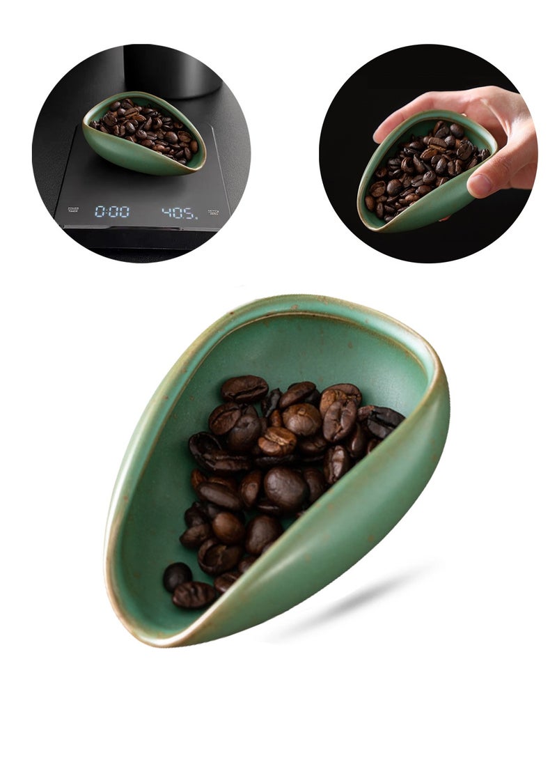 EqiEch Coffee Bean Weighing Tray Dark Green - Image 1