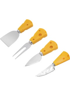Chavin Stainless Steel 4 Piece Breakfast Cheese Knife Slicer Fork Set CIN622  - Image 1