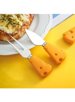 Chavin Stainless Steel 4 Piece Breakfast Cheese Knife Slicer Fork Set CIN622  - Image 3