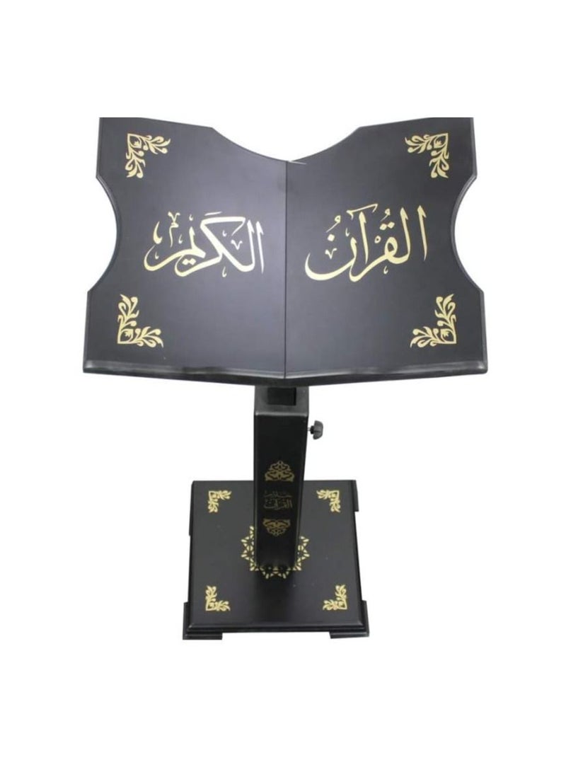 ريبنيو ستاند جديد لكتاب القرآن الكريم ، حامل مصحف قابل للتعديل ، حامل المصحف - أسود  - Image 3