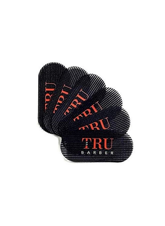 TRU BARBER Hair Grippers Bundle Pack 6 Pcs For Men And Women Salon And Barber Hair Clips For Styling Hair Holder Grips (Black/Red)  - Image 1
