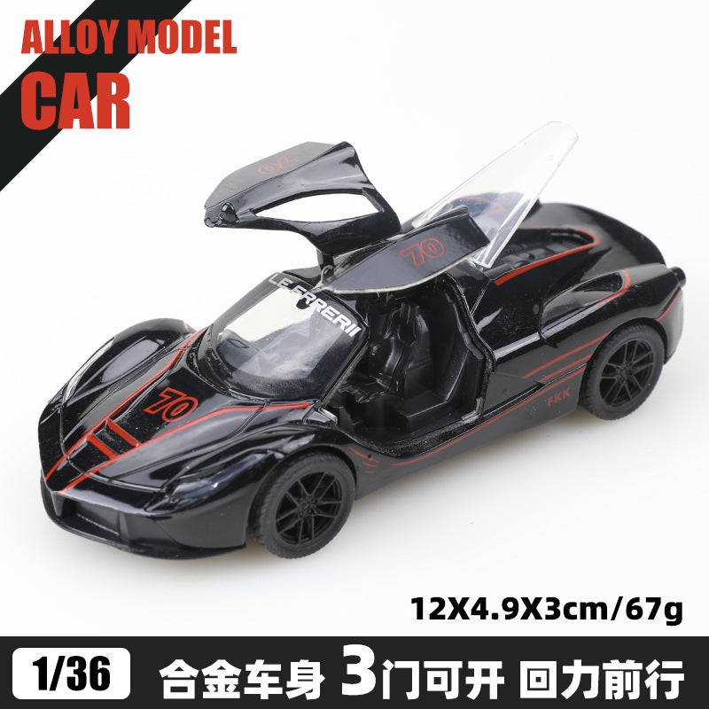 Bulk 1:36 Alloy Model Cars, Kids Pull Back Toy Vehicles, Boys Race Car Decor Gift[Bubble Bag] lafayside version Black [Bubble Bag] lafayside version Black 